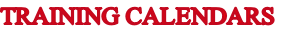 TRAINING CALENDARS